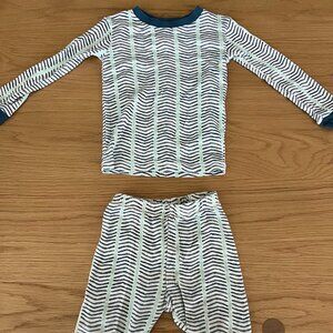 Burt's Bees two piece pajama set 2T